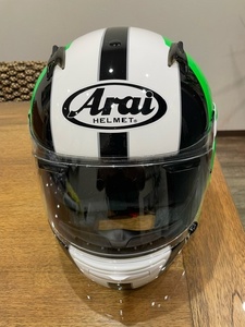 新品未使用品　Mサイズ（57.58）　ARAI（アライ）QUANTUM-J KAWASAKI SENSAI（クアンタムJ カワサキ）