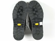 【モンクレール】ハラコ レザー メンズ ハイキング マウンテン ブーツ 42(日本サイズ約27cm) ビブラムソール イタリア製_画像7