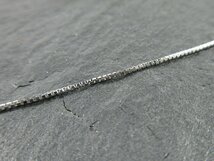 【TASAKI】K18WG 7.2mm アコヤ真珠 1Pダイヤモンド ホワイトゴールド デザイン ネックレス 45cm D0.01ct 3.6g J359_画像6