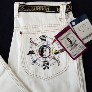 Hardy Amies Sport Hardy Mies Мужские джинсы/белые W79㎝/цена ¥ 20900 (19000+ налог)/Сделано в Японии
