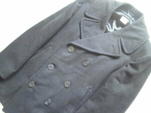 U.S.Navy Vintage Pea Coat 米軍 実物 Pコート 80年代 ビンテージ 38S 黒 ブラック