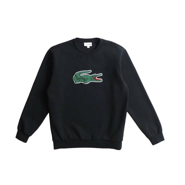 ラコステ　Lacoste　正規品　スウェット　トレーナー　ブラック　美品　メンズ