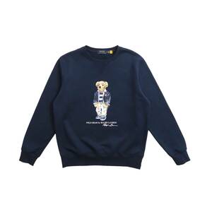  Ralph Lauren Ralph Lauren sweat sweatshirt Polo Bear navy beautiful goods men's 