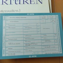 ヨハン・セバスチャン・バッハ　　管弦楽組曲　第1～4番　カール・リヒター指揮　BOX入り　解説付き　昭和44年　2LPレコード_画像6