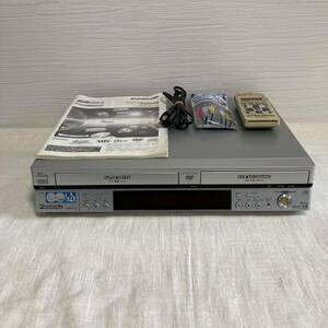 【メンテ済 動作品】Panasonic 簡単ダビング VHS+DVDレコーダ DMR-E70V (説明書リモコン付)