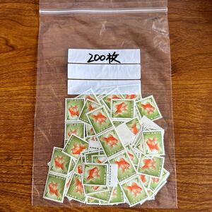 1966 year series goldfish 7 jpy unused 200 sheets summarize 