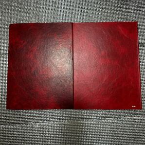 テージー SB-30Stamp Album B Type 切手帳 ストックブック 切手収納用ファイル  赤/2冊 まとめ売り 外箱付きの画像3