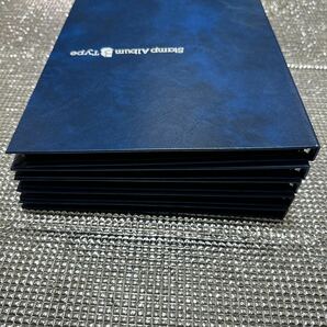 テージー SB-30 Stamp Album B Type 切手帳 ストックブック 切手収納用ファイル  青/5冊 まとめ売りの画像7