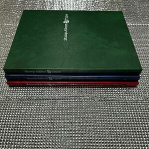 テージー SB-30Stamp Album B Type 切手帳 ストックブック 切手収納用ファイル  3冊 まとめ売り 外箱付きの画像4