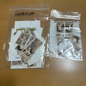 3 face value 14040 jpy 120 jpy stamp normal / memory rose / block 117 sheets set sale present condition delivery unused 