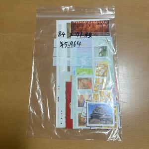  face value 5964 jpy 84 jpy stamp normal / memory rose / block / seal type 71 sheets set sale present condition delivery unused 