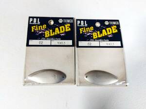 【新品!!】TIEMCO PDL Fine BLADE FB ＃3.5-02 ２個セット