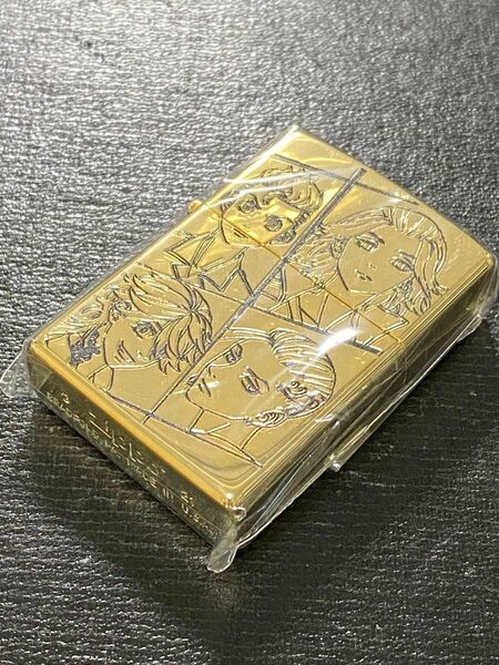 特価品 zippo 東京リベンジャーズ 全員集合ゴールド 両面刻印 希少モデル 2021年製 アニメ GOLD