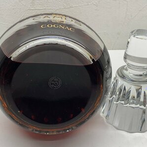 【未開栓】 CAMUS カミュ 1863 クリスタル デキャンタ バカラ コニャック ブランデー 洋酒 古酒 替え栓の画像5
