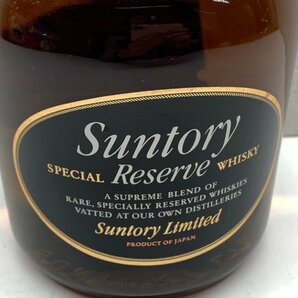 【未開栓】SUNTORY SPECIAL RESERVE WHISKY 750ml 43％ サントリースペシャルリザーブウイスキー 古酒の画像3