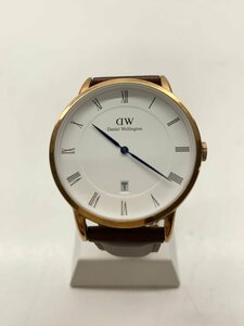 【稼働品】ダニエルウェリントン　DW　時計　クオーツ　QZ 革ベルト 電池交換済み