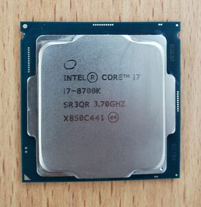 CPU Intel Core i7 8700K 動作確認済み PCパーツ