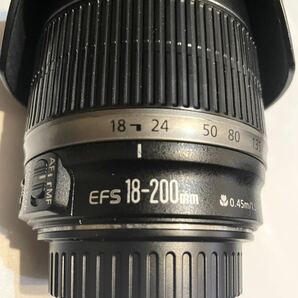 【シャッター数 46451】Canon デジタルー眼レフカメラ EOS 7D レンズキット EF-S18-200mm IS【ケース＆ベルト付き】動作確認済みの画像2