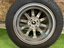 新品 未使用 AZ sports 14インチ 4.5J +45 155/65R14 TOYO OBSERVE GIZ2 2023年製 バリ山 スタッドレス タイヤホイール 4本セット H_画像10