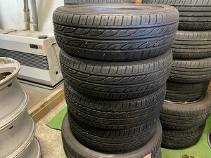 165/55R15 DUNLOP EC202 2021年製 バリ山 夏タイヤ 4本セット H