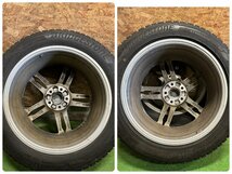 良品 PORSCHE マカン ターボ 純正 19インチ 8.5J 9J +21 235/55R19 255/50R19 BRIDGESTONE DM-V3 スタッドレス タイヤホイール 4本セット K_画像10