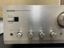 ONKYO　オンキョー　integra A-925 INTEGRATED STEREO AMPLIFIER プリメインアンプ　アンプ　オーディオ機器　①_画像3