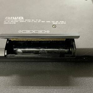 aiwa アイワ TP-80 ポータブルカセットレコーダー カセットプレーヤー ケース付き ジャンク品 ①の画像9