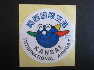 関西国際空港■カンクン■ゆるキャラ■マスコットキャラクター■Kansai International Airport■関空■KIX■1990's後半■ステッカー