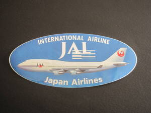 JAL■B747-400■JA8071■INTERNATIONAL AIRLINE■Japan Airlines■3代目ロゴ■ステッカー