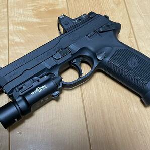 希少良品 CYBERGUN VFC FNX45 DXバージョン 外装カスタム 検) サイバーガン FNX HK45 1911 MEU Mk23 の画像3