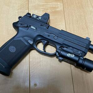 希少良品 CYBERGUN VFC FNX45 DXバージョン 外装カスタム 検) サイバーガン FNX HK45 1911 MEU Mk23 の画像4