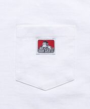 【2枚セット】新品 BEN DAVIS 未使用 ホワイト 白 ベンデイビス クルーネック 定番 無地 半袖 Tシャツ カットソー メンズ サイズ M_画像3