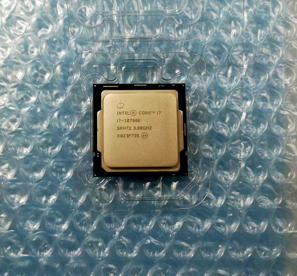 【送料込み・ジャンク】Intel CPU Core i7-10700k 　出品番号166