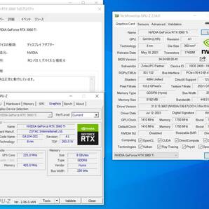 送料込み：ZOTAC GeForce RTX3060Ti 8GB GDDR6 出品番号1-2 の画像2