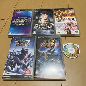 激・戦国無双他PSPソフト6本セット