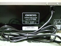 ★ONKYO(オンキョー) C-7030 CDデッキ プレーヤー★動作品_画像5