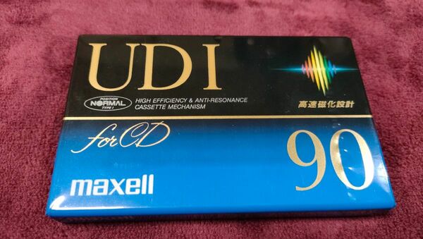 maxell カセットテープ マクセル UD1・90(F)【未開封】