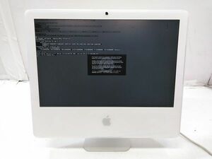 ♪ジャンク Apple アップル imac アイマック G5 A1145 20インチ 250GB メモリなし E040502M 〒140 ♪