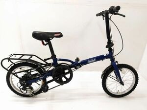 □Coleman コールマン 折り畳み式自転車 20インチ 6段ギア SHIMANO A-4-25-10 @180 □