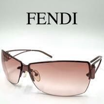 FENDI フェンディ サングラス メガネ SL7463 サイドロゴ ケース付き_画像1