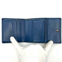 Louis Vuitton ルイヴィトン 折り財布 エピ ブルー系 Wホック_画像5