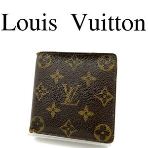 Louis Vuitton ルイヴィトン 折り財布 ワンポイントロゴ 総柄
