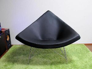  кокос стул George * Nelson по причине дизайн цвет белый × черный George Nelson дизайнерский мебель 