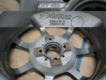 J109【希少】AVANGRADE TYPE SPORTS 062 ☆ PCD100 7J+38 シビック ロードスター_画像4