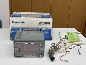 Panasonic パナソニック　CQ-VX4000D 2DIN　CD MDカーステレオ　デジタルイコライザー　レベルインジゲーター　グラフィックイコライザー