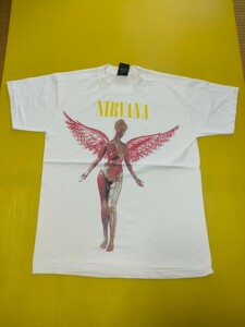 USA製 NIRVANA XL Tシャツ マリリンマンソン BJORK ジャクソン 1スタ マイケル ニルヴァーナ バンドTシャツ カート・コバーン