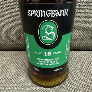 スプリングバンク 15年 正規輸入品 700ml 46% 新品未開封 Springbank の画像2