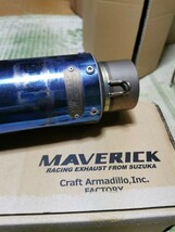  ★マーベリック★ MAVERICK MV83 400mm Φ60.5 チタン 汎用サイレンサー ★ジャンク★ _画像7