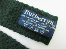 N8831【ネクタイ】Burberrys バーバリーズ★グリーン★装飾品 ファッション小物★中古★_画像5