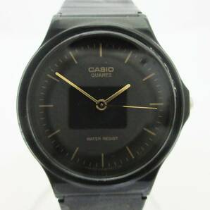 N8702【メンズ腕時計】カシオ CASIO MQ-24★アナログ 3針★黒文字盤★クォーツ腕時計★ファッション小物 装飾品★電池交換済み★中古★の画像2